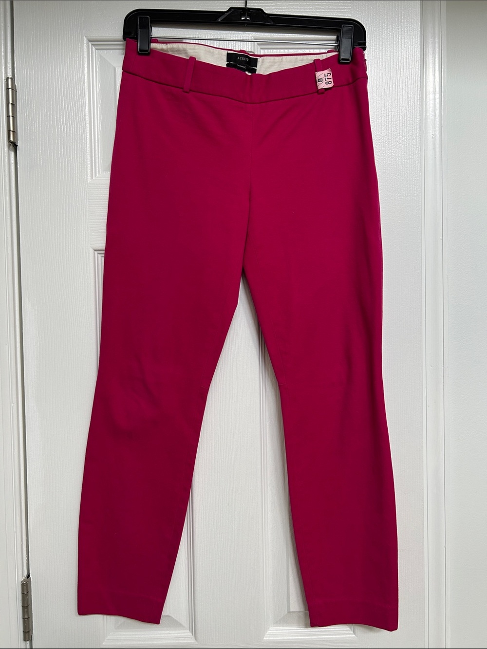 J. Crew Minnie Fuchsia Pants